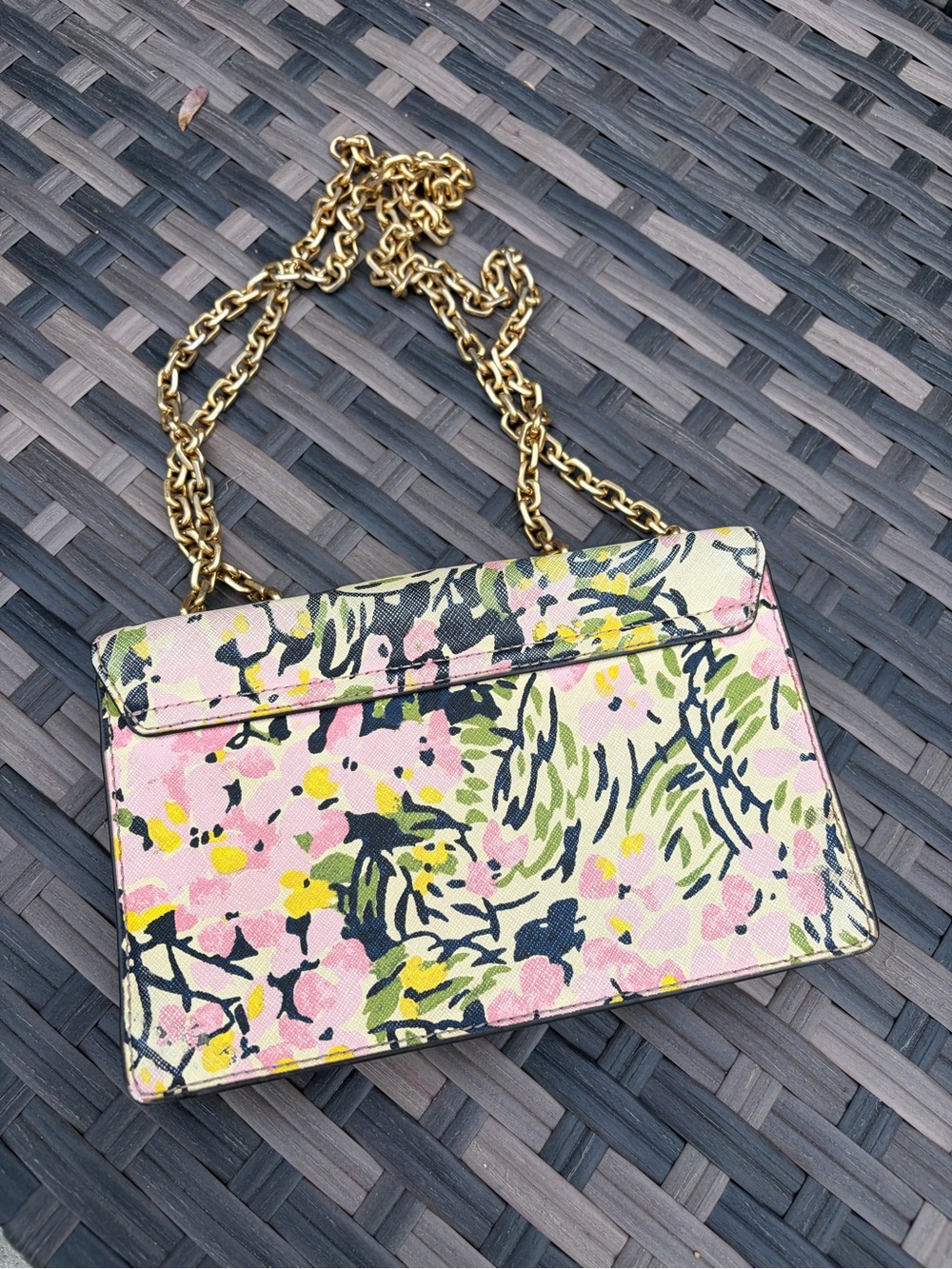 Tory Burch Gemini Link Small Shoulder Bag Flower - Picture 6 of 9